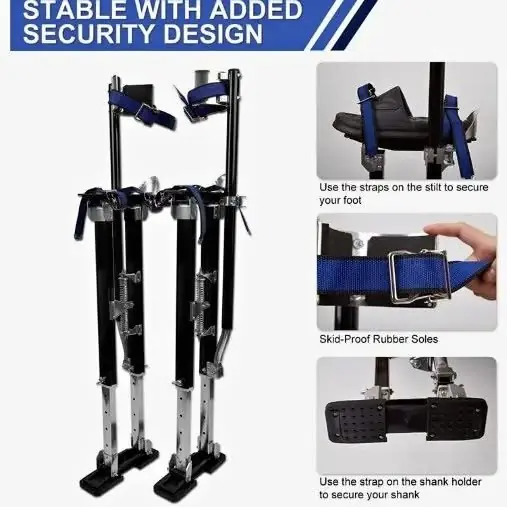 Zancos de Aluminio Ajustables para Paneles de Yeso