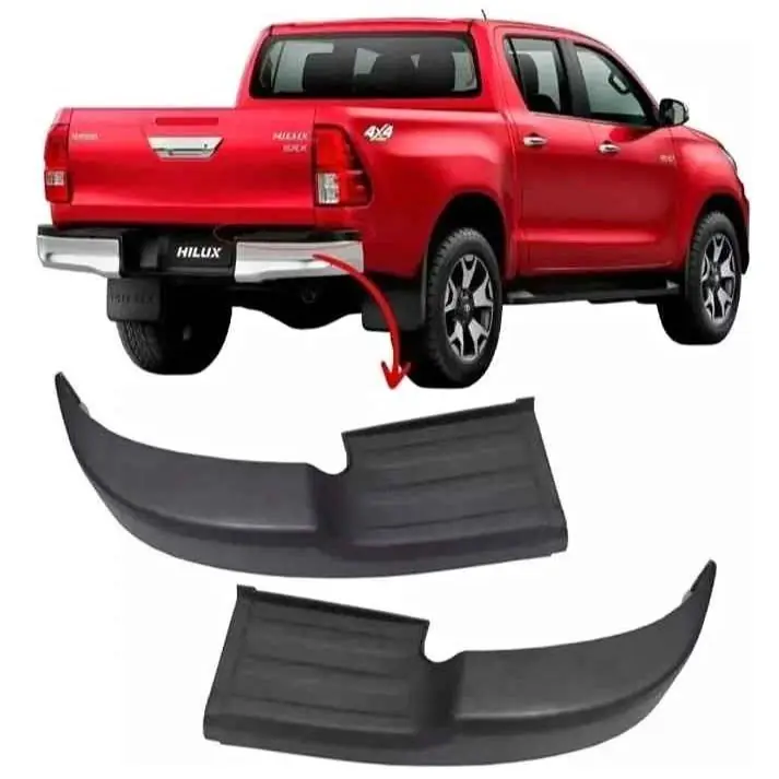 Punteras paragolpe trasero de Toyota Hilux modelo 2016 al 2019 el par