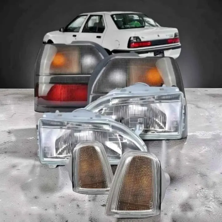 Juego completo opticas y giros delanteros más faros traseros de Renault 19 del 93 al 00