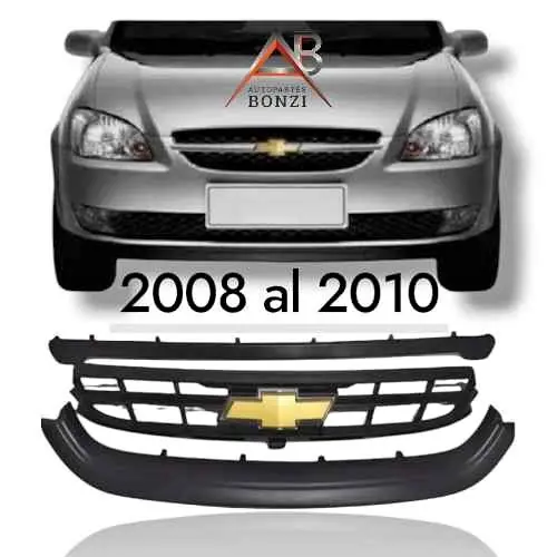 Parrilla completa de Chevrolet corsa classic del 2008 al 2010