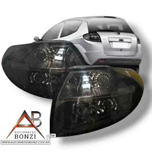 Kit x 2 de faros traseros de Ford Ka colór fume modelo 11 al 16