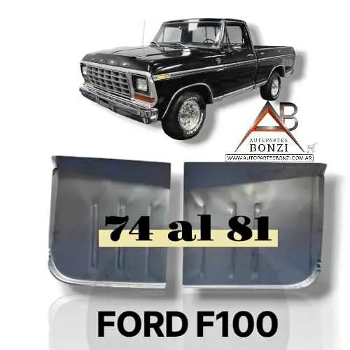 Pisos delanteros para Ford F 100 modelo 67 al 81