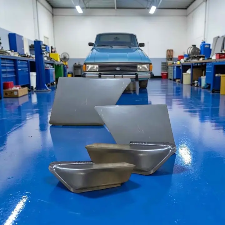 Kit de punteras de zócalos más reparación baja guardabarro delantero Ford falcón