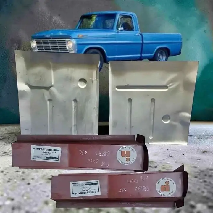 Juego de pisos delanteros mas soporte de cabina de Ford F 100 del 68 al 73
