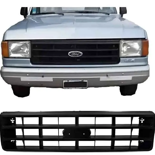 Parrilla central para Ford F 100 modelo 88 al 96 color negro