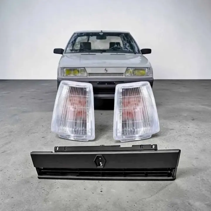 Parrilla larga más giros delanteros cristal de Renault 9 del 91 al 95