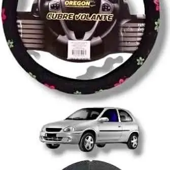 Kit de perilla de cambio Chevrolet Corsa color negro más cubre volante universal diferentes colores
