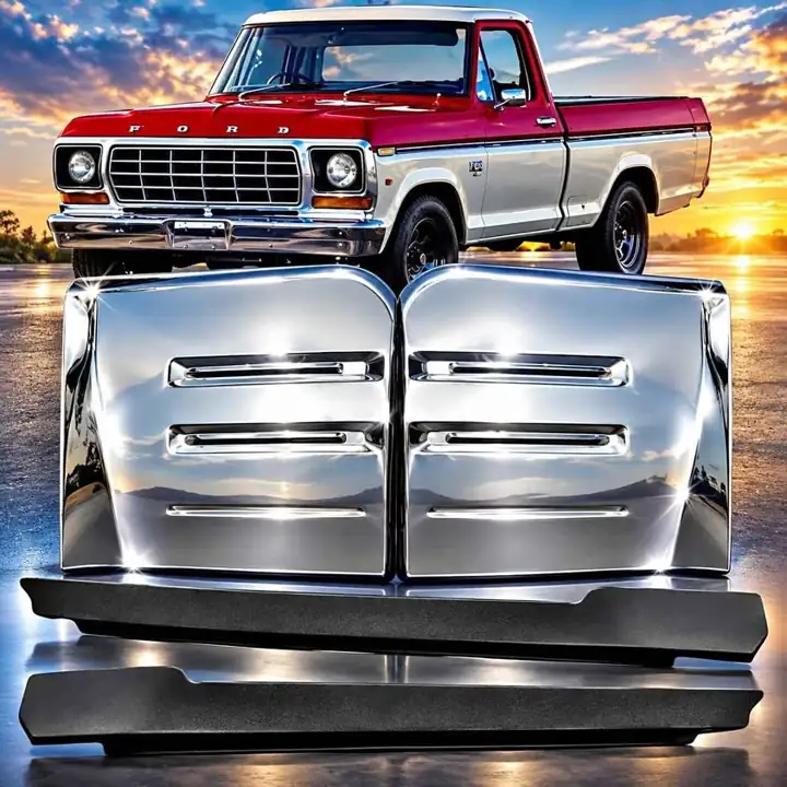 Pisos delanteros mas zócalos Ford F 100 del 74 al 80