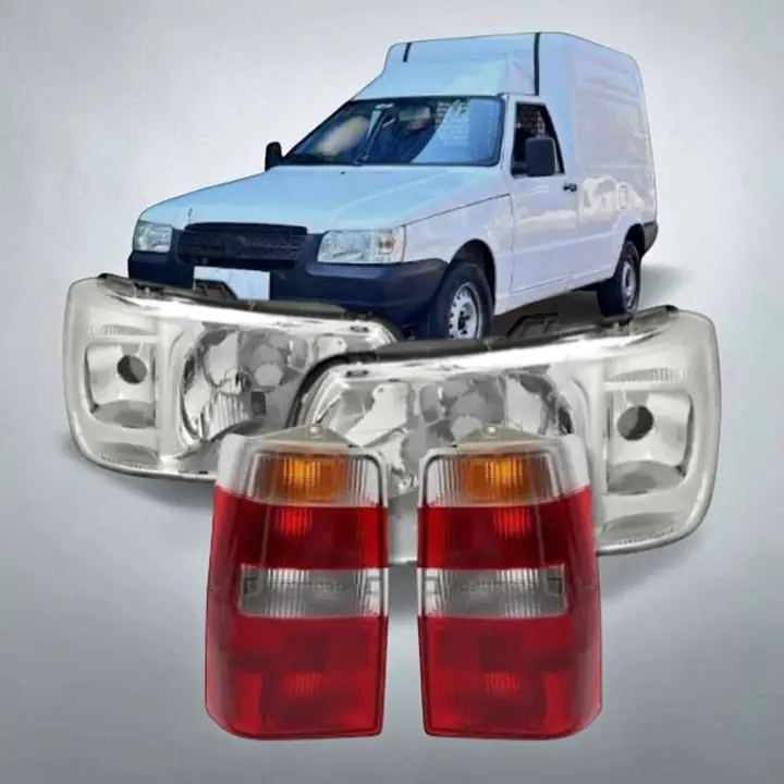 Kit de ópticas delanteras y faros traseros de Fiorino Fire
