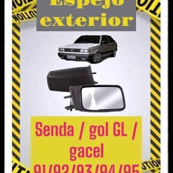 Kit espejo exterior senda/ gol / GL/ gacel 91/92/93/94/95