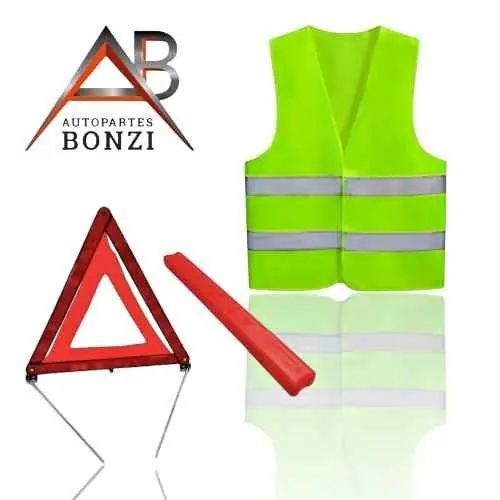 Kit de seguridad vial reflectivo Chaleco más baliza plegable