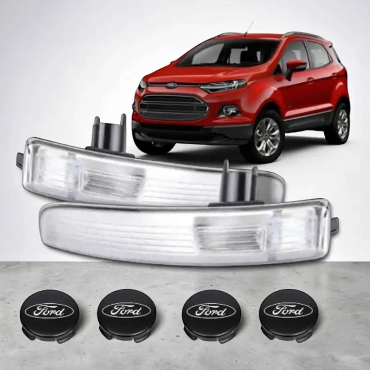 Kit x2 faro giro espejo más 4 centro de rueda Ford Ecosport del 2013 al 2019