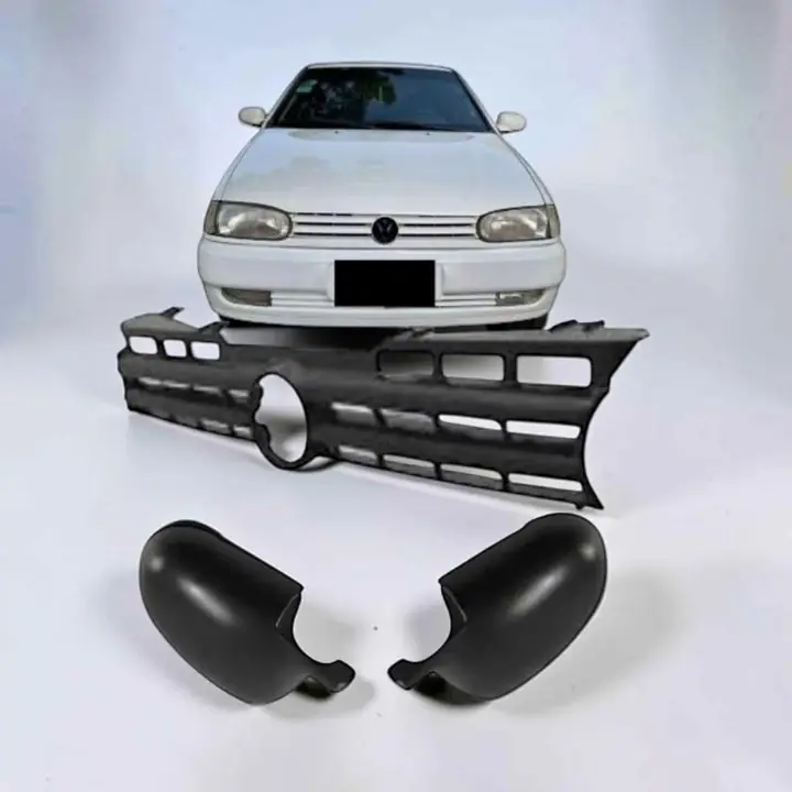 Combo parrilla y juego de cachas de VW Gol AB9