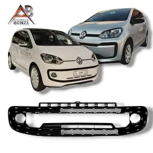 Parrilla rejilla central color negro mate de VW Up del 14 al 16