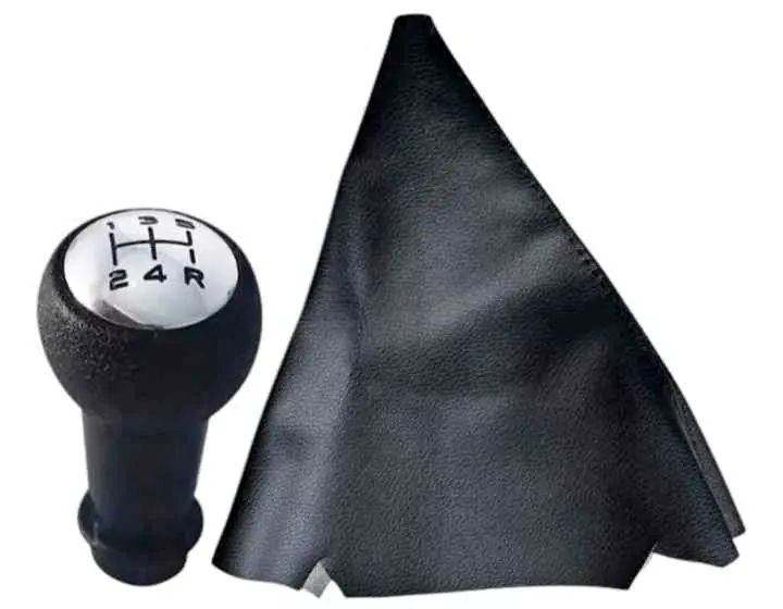 Pomo o perilla de palanca de cambio más fuelle o funda para Peugeot 206/207/307