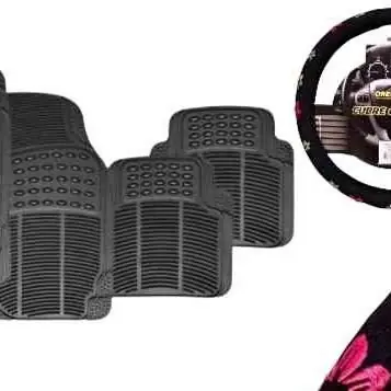 Kit compuesto por cubre alfombra universal más cubre volante primavera 38 cm