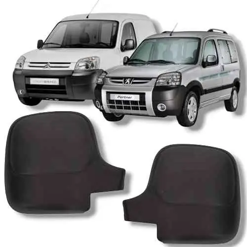 Kit x 2 carcasa cacha espejos de Peugeot Partner Citroen Berlingo