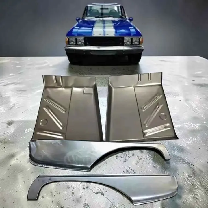 Kit de pisos delanteros chapa 18 más reparación de guardabarros trasero Ford Falcon