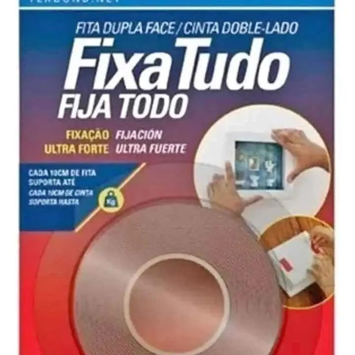 Cinta doble fa ultra fuerte exterior 12mm x 2m tek bond