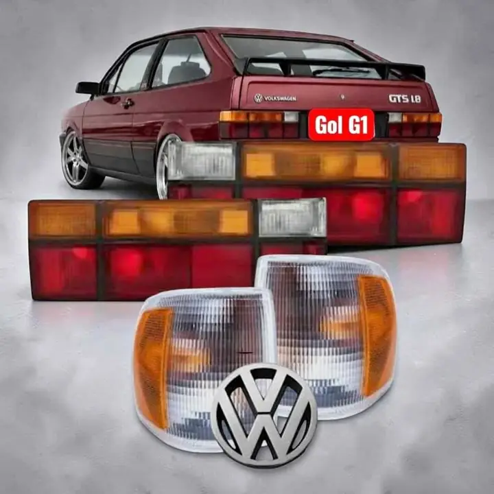 Kit Gol G1 giros delanteros con logo más faros traseros tricolor