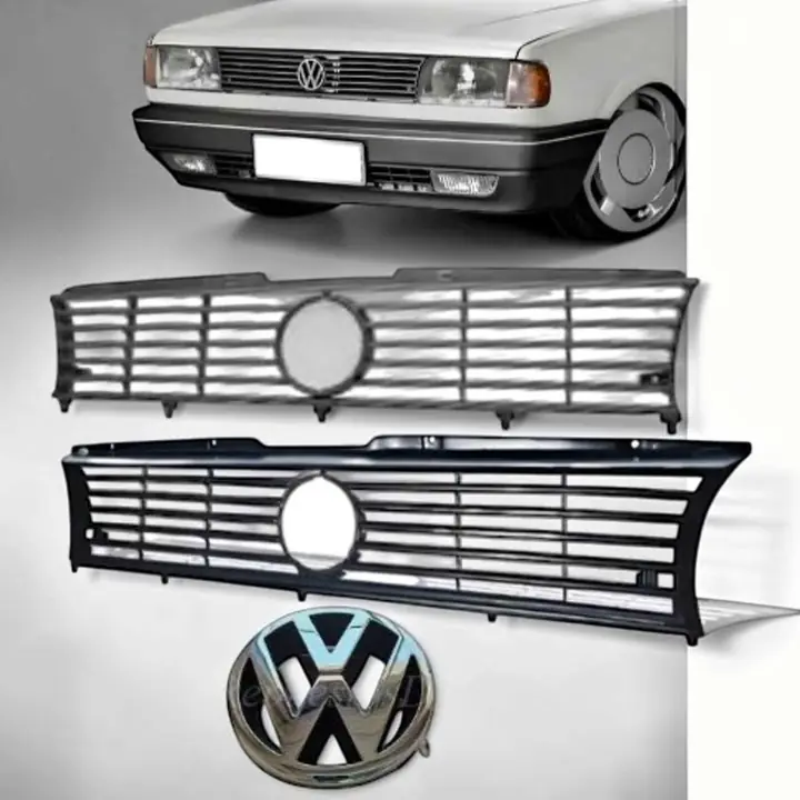 Parrilla negra o gris más logo de VW Gol G1 Senda Saveiro del 91 al 95