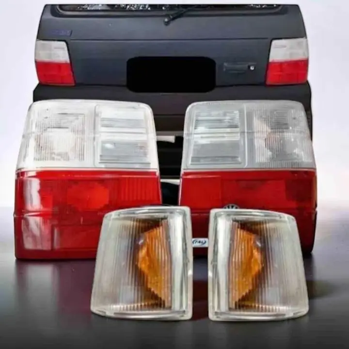 Kit de giros delanteros cristal o fumé más lentes traseros Fiat Uno