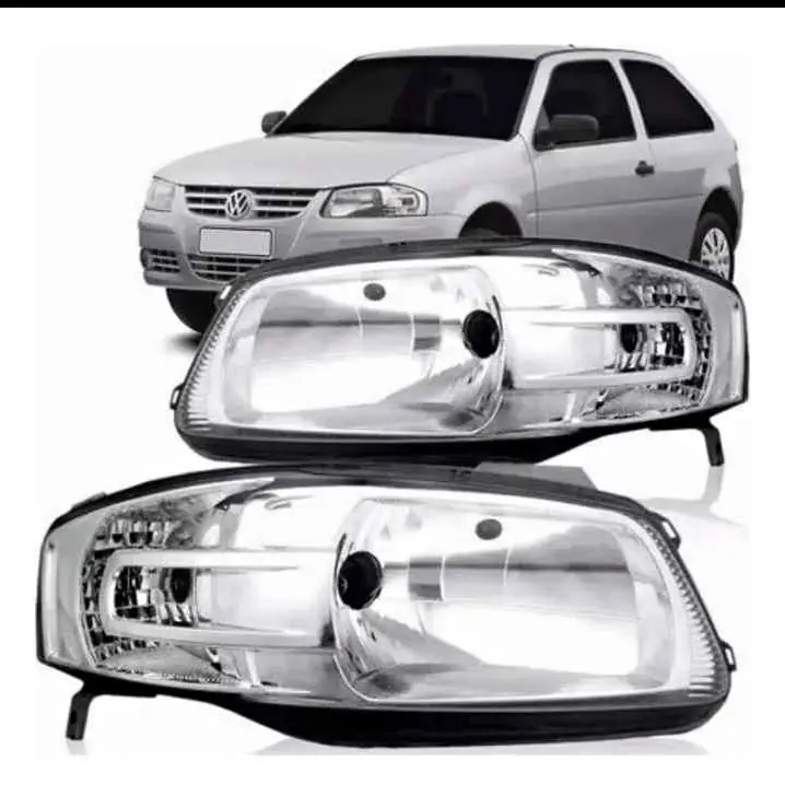 Juego de opticas delanteras de VW Gol power G4 modelo 06 al 12