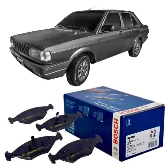 Pastilla de freno VW Gol G1 Senda Gacel Saveiro mod 91 al 95