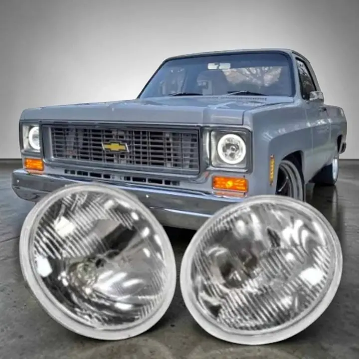 Juego de ópticas delanteras de Chevrolet C10 del 74 al 80