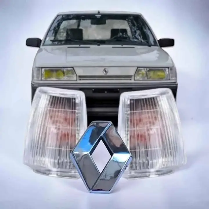 Giros delanteros cristal más logo rombo de Renault 9 del 91 al 96