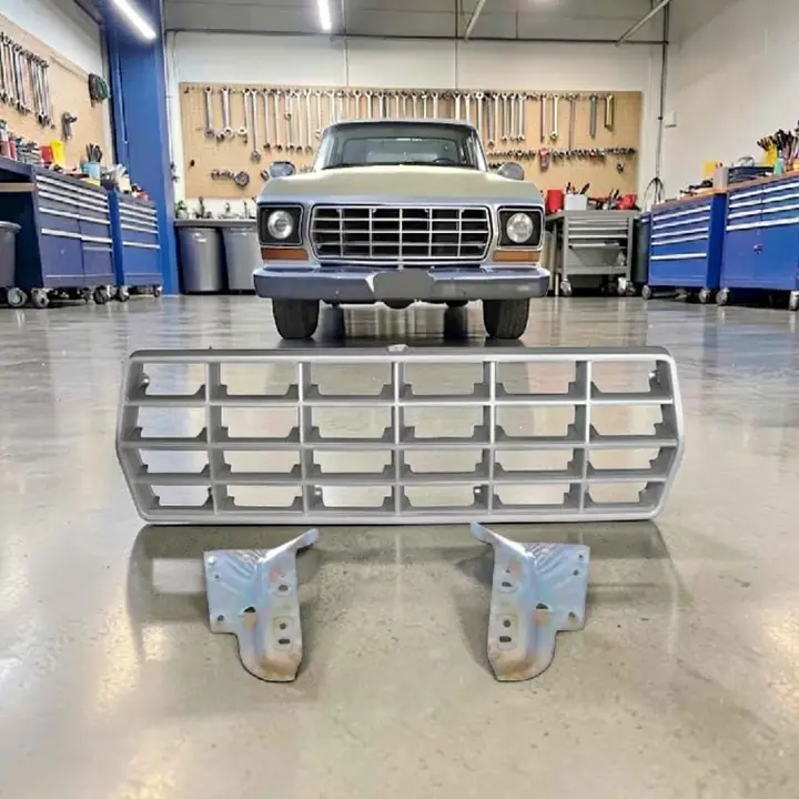 Parrilla más soporte de parrilla de Ford F 100 del 78 al 81
