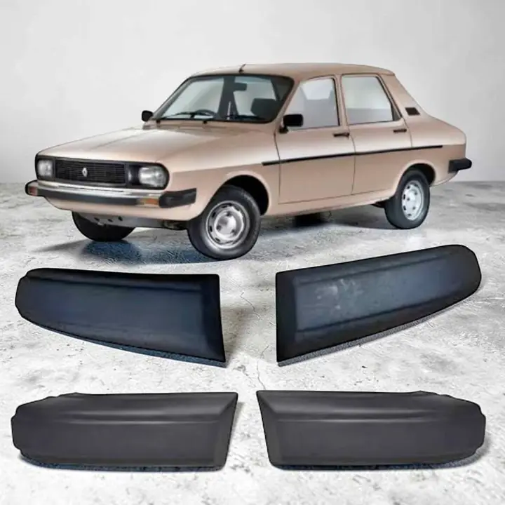 Kit de 4 punteras paragolpe delantero y trasero de Renault 12 modelo 1983 a 1990