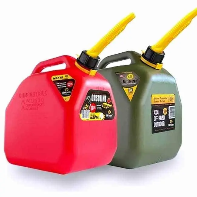 Bidón para combustible con pico vertedor de 10 ltrs
