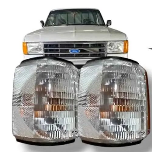 Kit de faros giros F 100 modelo 1988 1996 ámbar o cristal