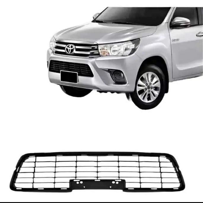 Parrilla rejilla central inferior para Toyota Hilux modelo 2016 al 2019