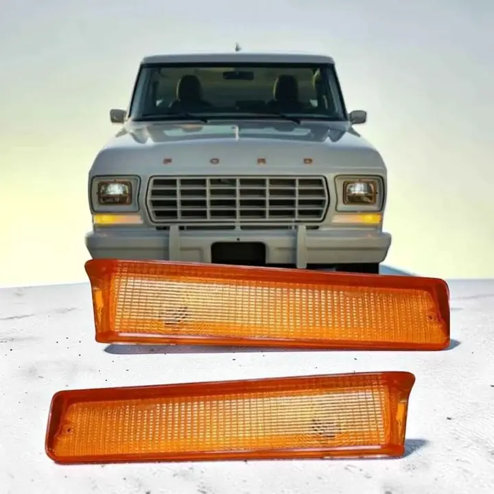 Juego de faros delanteros de giro ámbar de Ford F 100 del 78 al 81