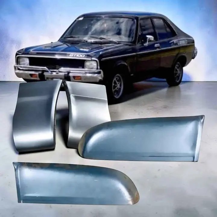 Juego de reparación de guardabarros delantero y trasero corto de Dodge 1500