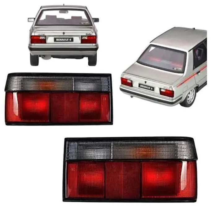 Kit x 2 de faros traseros de Renault 9 color fume modelo 92 al 97