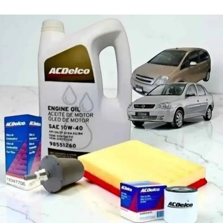 Kit filtro aceite 4L 19W40 Chevrolet corsa 2 Meriva 1.8 8 v