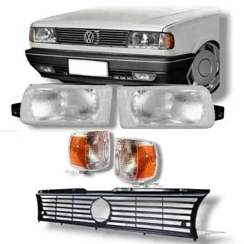 Kit de parrilla ópticas y giros para VW Gol G1 Senda Gacel Saveiro del 91 al 95