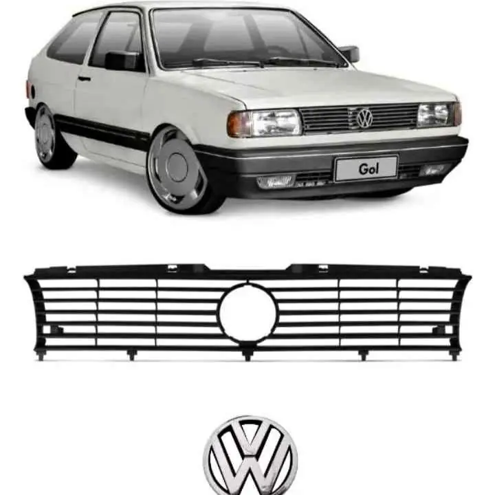 Parrilla central más logo para VW Senda Gacel Gol G1 del 92 al 95 Saveiro del 92 al 97