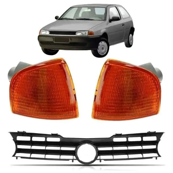 Parrilla central más giros de VW Gol AB9 ( Ámbar) modelo 1996 a 1999
