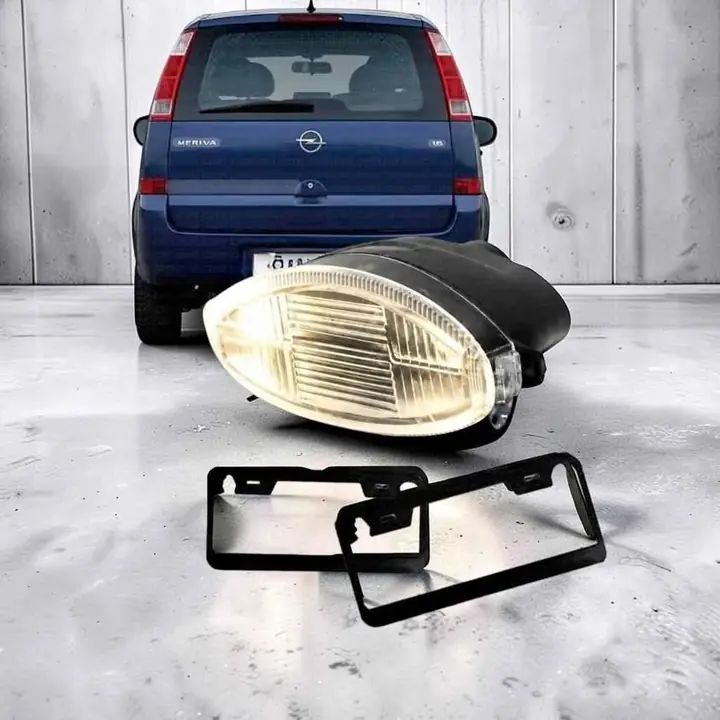 Faro patente más marco porta patente modelo viejo corsa Meriva fum