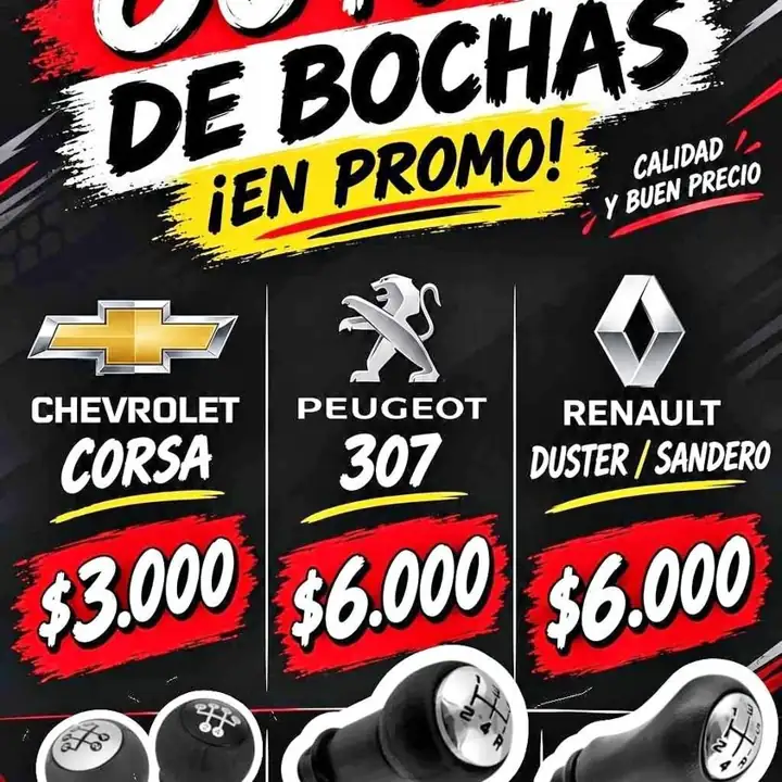 Bochas al precio de costo. con detalles en la pintura( mínimos)