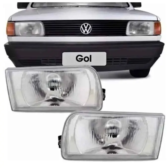 Juego de ópticas delanteras de VW senda Saveiro Gol G1 modelo 91 al 95
