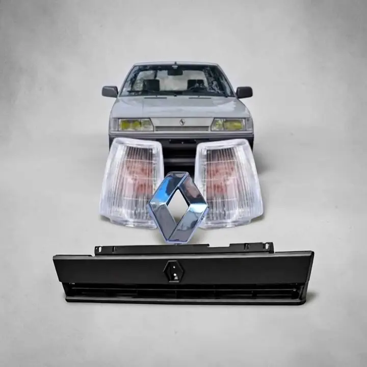 Parrilla más logo y giros delanteros cristal de Renault 9 del 91 al 95
