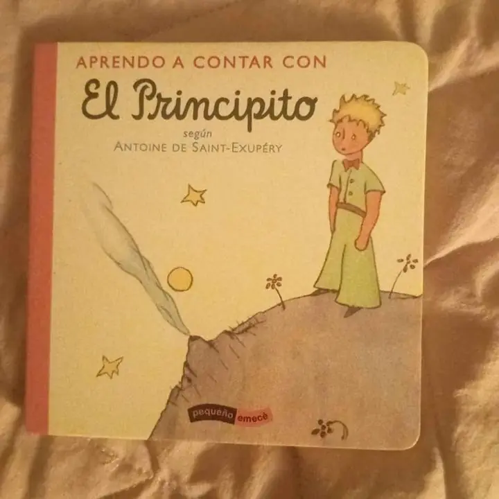 Libro de el principito para aprender a contar niños