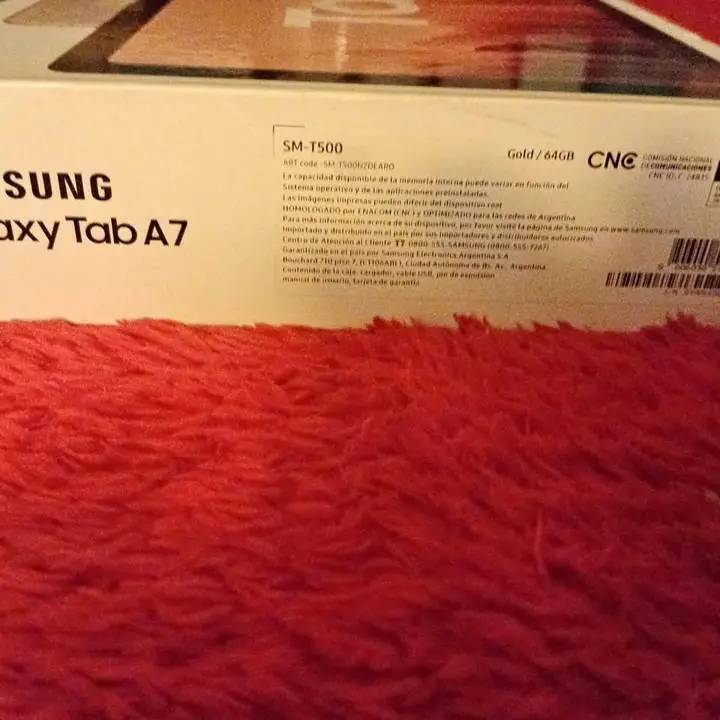 Tablet tab A7 Samsung galaxy 64 gb impecable Cambio x iPhone o Samsung