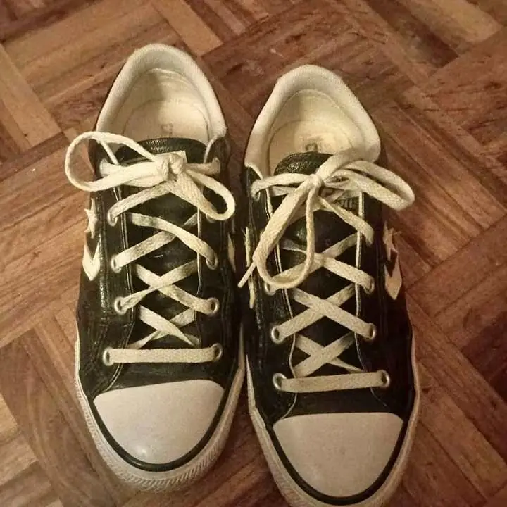 Converse de cuero unisex 38