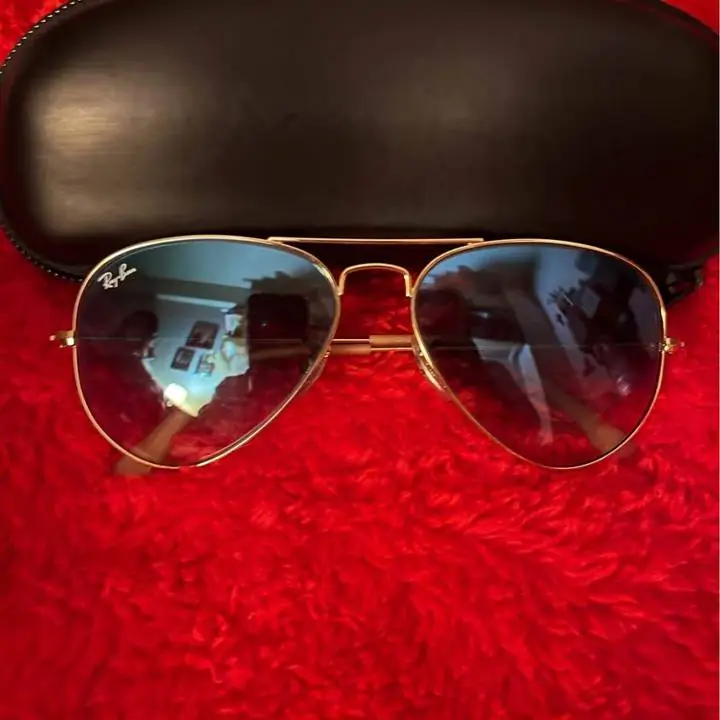Ray ban aviadores originales nuevos esfumado celeste